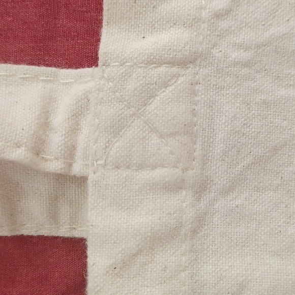 Pet Food Express Canvas Tote Bag with Cat & Dog Image, Off White Blue Orange - Picture 8 of 14